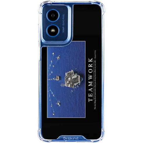 Military Inspirational Poster Moto G 5G (2024) Clear Case